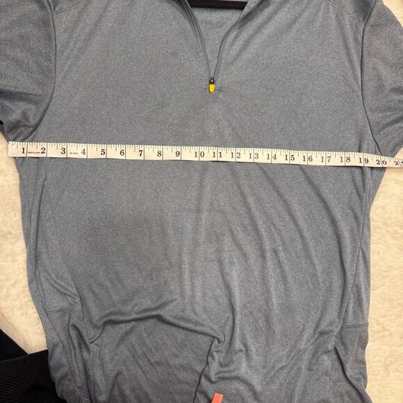McDonald’s Apparel Collection Unisex Gray Half Zip Short Sleeve Shirt Size M - Picture 4 of 6
